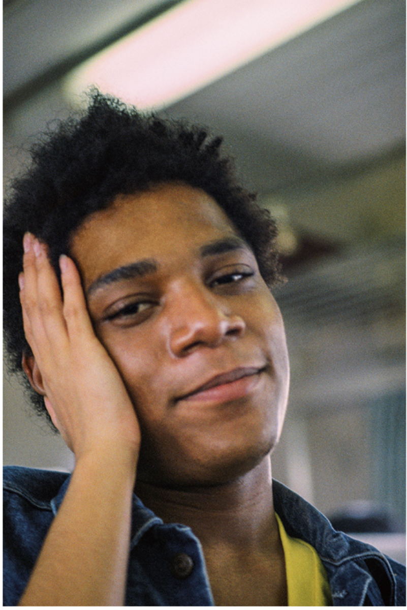 Basquiat with Tourist’s Hands, on the Bullet Train
