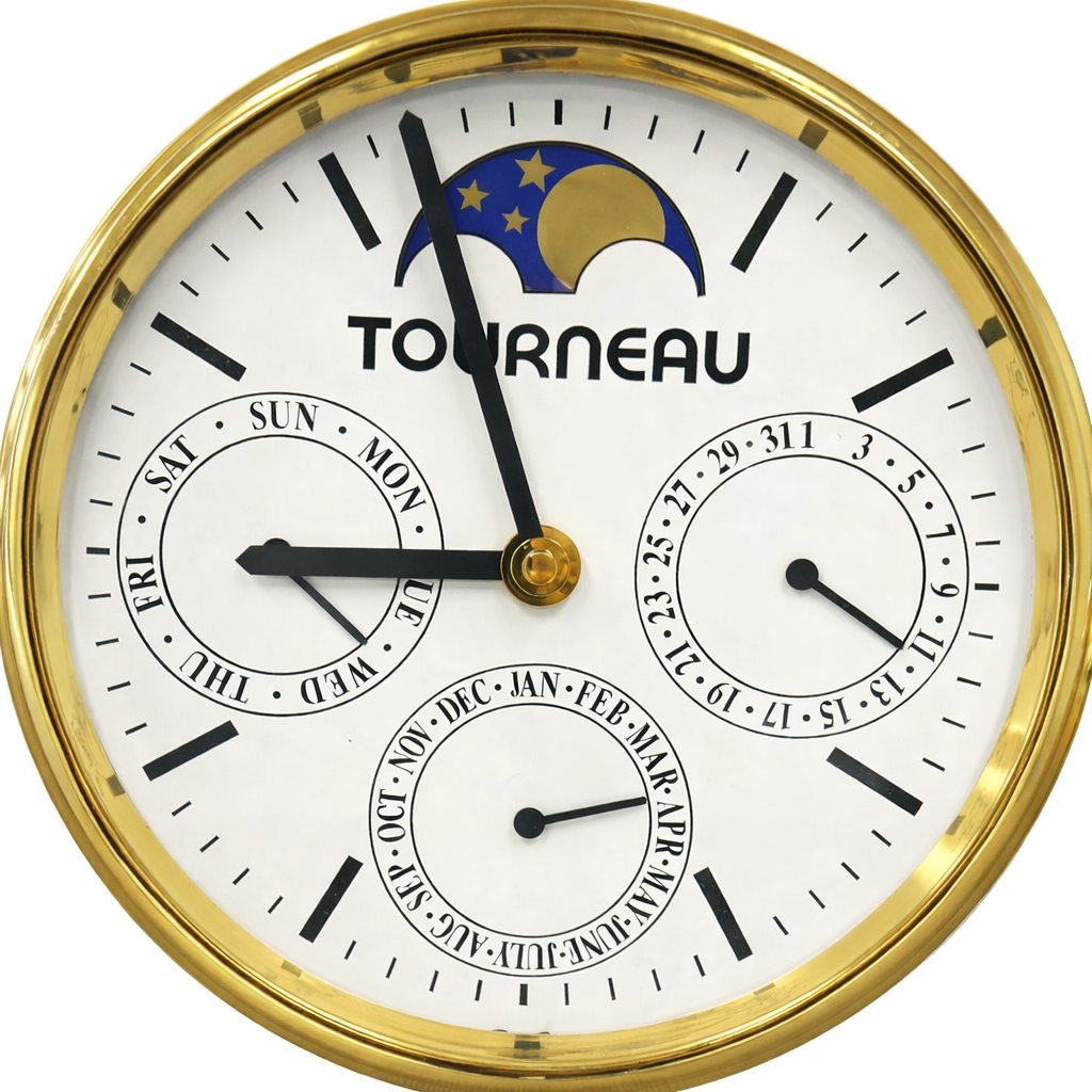 Tourneau Calendar Wall Clock
