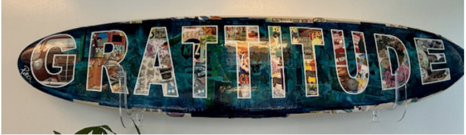 Gratitude Surfboard