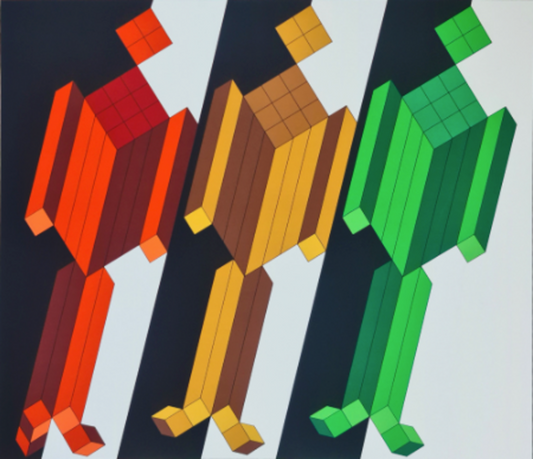 Trois personnages cinétiques